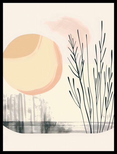 Plakat 75x100cm Pastelowy Wschód zdjęcie 2