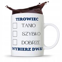Dla Tirowca Kierowcy Kubek Tirowiec Wybierz Dwa! Z Nadrukiem Ze Zdjęciem
