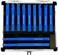 ZESTAW NOŻY TOKARSKICH STALOWYCH 8X8MM 11 SZTUK NÓŻ TOKARSKI S10881