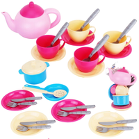 Zestaw Kuchenny Filiżanki Czajnik Garnki Sztućce 1653