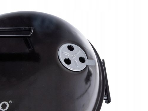 Grill węglowy okrągły z pokrywą i pokrowcem 39cm na Arena.pl