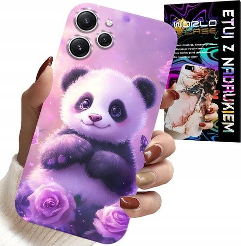 ETUI DO XIAOMI REDMI 12 4G - SŁODKA PANDA WZORY DLA DZIECI + SZKŁO na Arena.pl