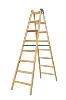 drabina drewniana braket premium 2x8 szczebli 240cm - br-01-2801