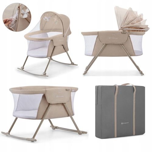 Łóżeczko dla dziecka kołyska bujak 3w1 kompaktowe Lovi Kinderkraft na Arena.pl