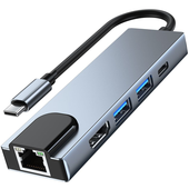 tech-protect v3-hub adapter 5in1 grey