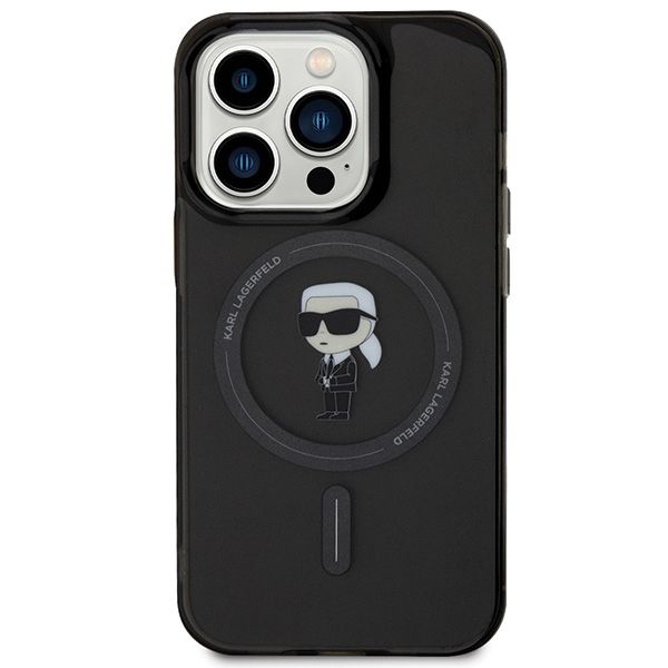 Etui Karl Lagerfeld do iPhone 15 Pro, Czarny, MagSafe zdjęcie 3
