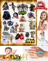 Duży Zestaw Mega Tatuaży zmywalnych - Star Wars - Gwiezdne Wojny