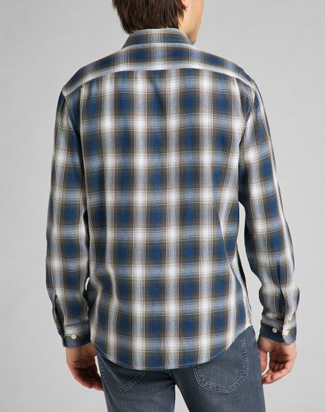 LEE WORKER SHIRT SERPICO GREEN L68HMJOJ M zdjęcie 2