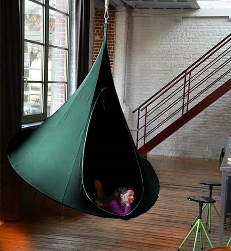 KOKON WISZĄCY NAMIOT HAMAK HUŚTAWKA GNIAZDO DO OGRODU POKOJU 100x110 INNY na Arena.pl