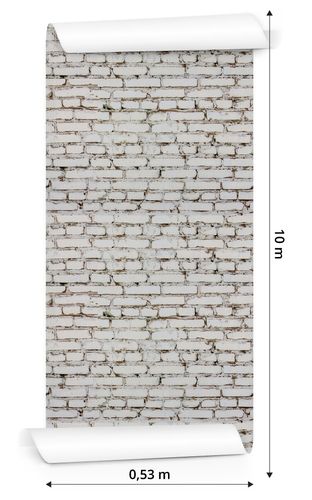 Tapeta Stara Ceglasta Ściana na Arena.pl
