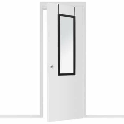 Lustro na drzwi 35x109cm czarne zdjęcie 1