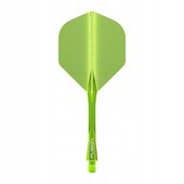 Winmau Fusion Shaft z Piórkiem Fluoro Yellow Żółty Fluo Medium