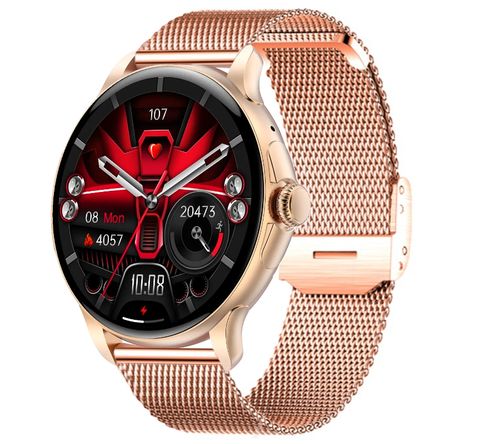 Smartwatch Damski Rubicon RNCF35 ROSE GOLD Bransoleta + Pasek Pink na Arena.pl