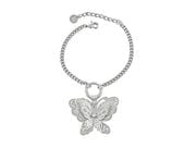 bransoletka ażurowy motyl (b23/zim/55ag)