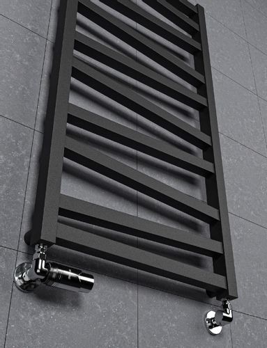 GRZEJNIK DEKORACYJNY LUNA 1190x500 CZARNY STR na Arena.pl