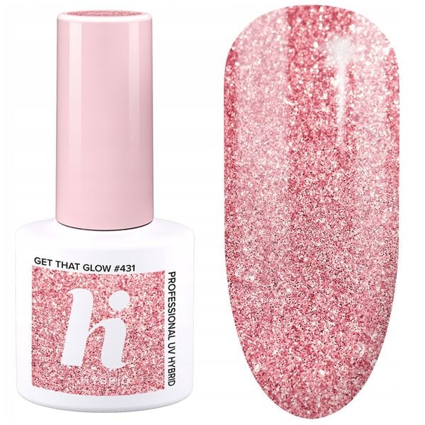 HI HYBRID Lakier hybrydowy #431 Get that glow 5ml zdjęcie 1