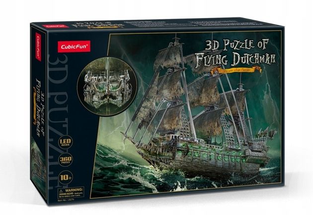 PUZZLE 3D LED - CUBIC FUN - 360 el. - LATAJĄCY HOLENDER zdjęcie 1