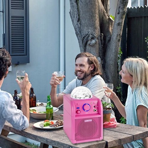 GŁOŚNIK BLUETOOTH LED RGB 50W+ MIKROFON KARAOKE na Arena.pl