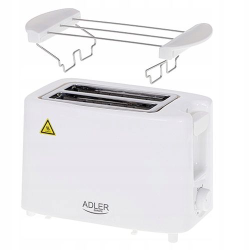 Toster Adler AD3223 biały 900 W na Arena.pl