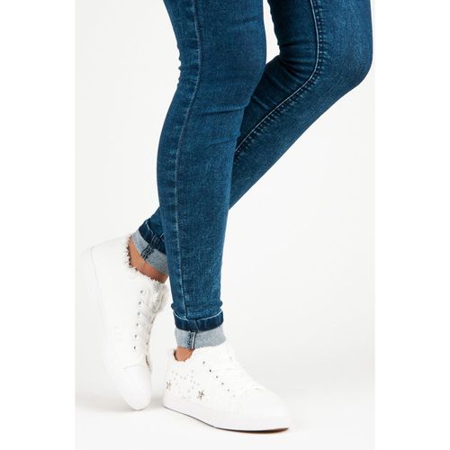 Białe Materiałowe Trampki r.38 na Arena.pl