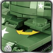 Klocki COBI-2239 Amerykański Czołg M41A3 WALKER BULLDOG