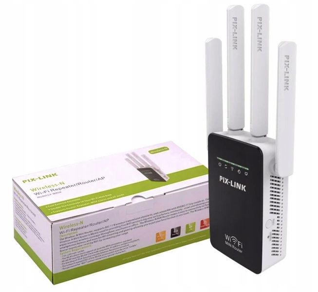 Wzmacniacz sygnału WiFi do domu biura Wi-Fi PIXLINK WR09 repeater router zdjęcie 7