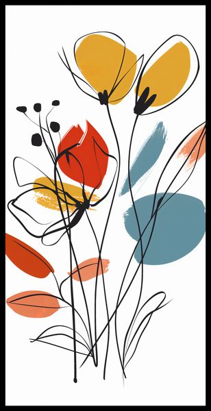 Plakat 50x100cm Ogród przy Lecie zdjęcie 2