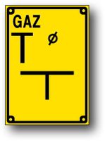 TODG-8 T znak tabliczka orientacyjna odgałęzienia