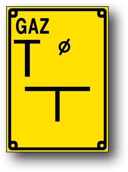 TODG-8 T znak tabliczka orientacyjna odgałęzienia zdjęcie 1