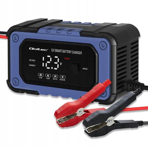 Prostownik ładowarka mikroprocesowa do akumulatora z funkcją naprawy 12V 6A na Arena.pl