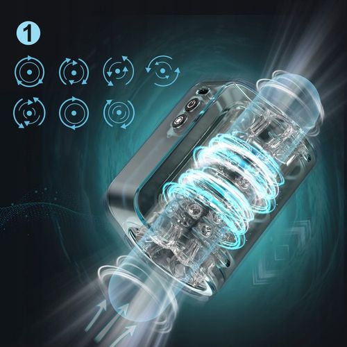 męski automatyczny masturbator posuwisty 7 funkcjami obracania i wkładania na Arena.pl