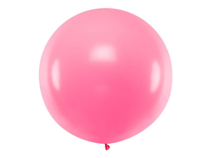 Balon gigant kula różowy, 1 m zdjęcie 1