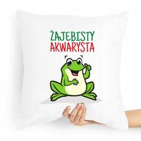 Prezent Poduszka Dla Akwarysty Akwariarza Z Nadrukiem Ze Zdjęciem