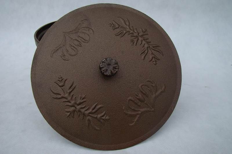 Kociołek żeliwny garnek cygański 12L wypalony zdjęcie 5