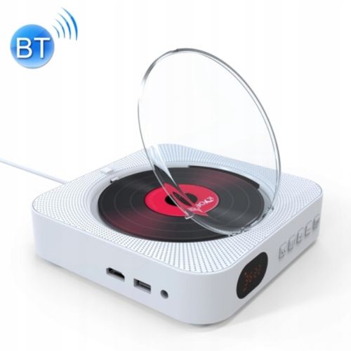 PRZENOŚNY ODTWARZACZ CD WALL MOUNTABLE DBD KC-606 BLUETOOTH BIAŁY na Arena.pl