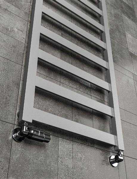 Grzejnik łazienkowy PANDORA INSERT 120/50 SREBRNY zdjęcie 6