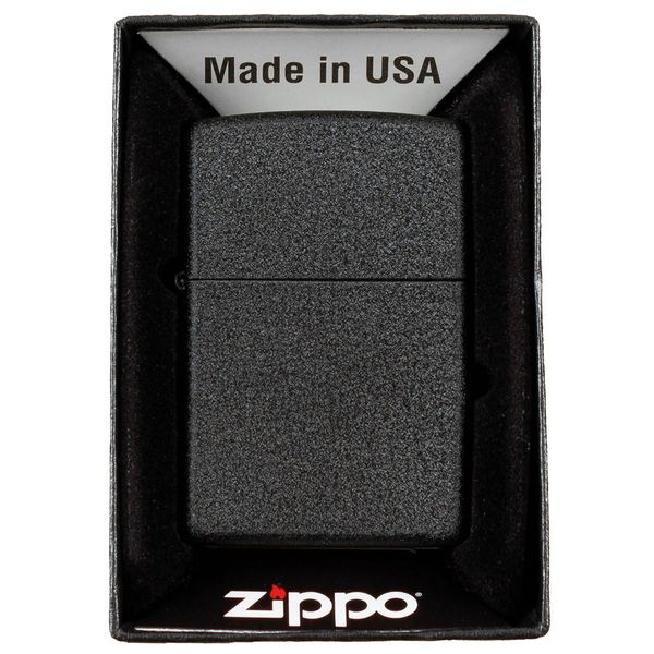 Zapalniczka Zippo Black Crackle zdjęcie 1