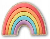 Przypinka Crocs Jibbitz Pin Do Butów Pastel Glitter Rainbow