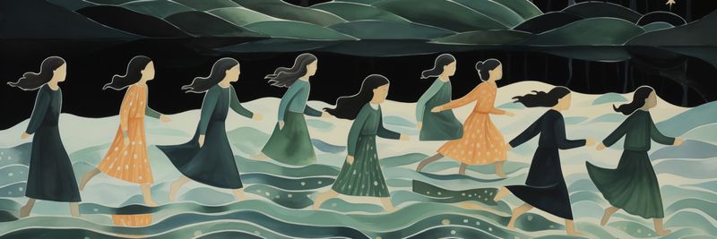 Plakat 91,5x30,5cm Nocna Procesja zdjęcie 1