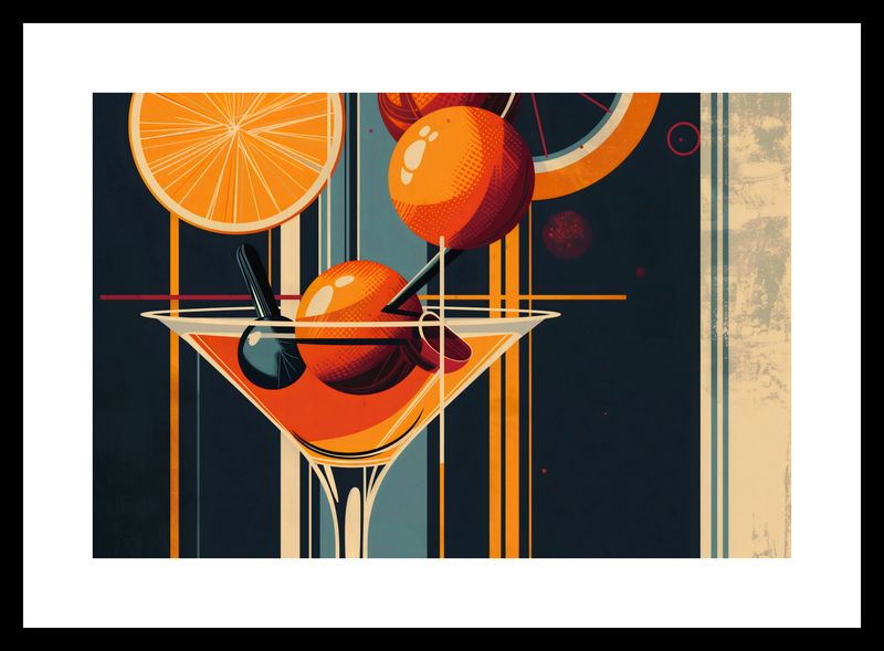 Plakat 30x20cm Koktajl w Stylu zdjęcie 3