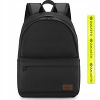 Plecak męski damski do pracy czarny plecak szkolny młodzieżowy A4