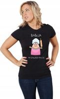 Koszulka z nadrukiem na PREZENT BABCIA MA ZAWSZE