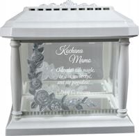 LAMPION ZNICZ KAPLICZKA z grawerem DLA MAMY TATY