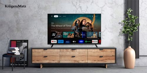 Telewizor 50" UHD Google TV Kruger&Matz DVB-T2/T/C H.265 HEVC na Arena.pl