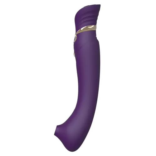 zalo queen set twilight purple - model z funkcją pulsacji i podgrzewania na Arena.pl