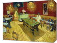 Obraz 50x40cm The Night Café, Van Gogh Vintage do Salonu