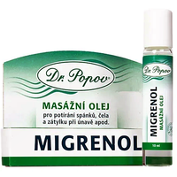 Migrenol roll-on na migrenę sen stres 10ml Dr Popov