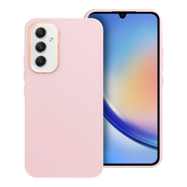 Futerał FRAME do SAMSUNG A54 5G pudrowy róż zdjęcie 1