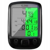 LICZNIK ROWEROWY WODOODPORNY 25 FUNKCJI LCD ZESTAW