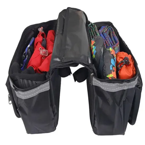 Torba rowerowa sakwa na rower bagażnik duża pojemna tylna 2 komory na Arena.pl